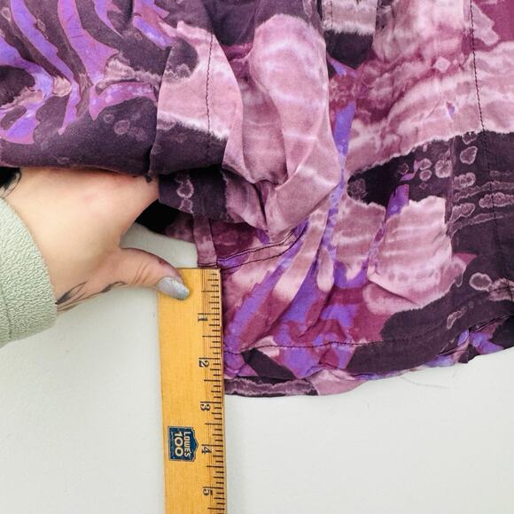 Jalan Jalan Purple Watercolor Shorts Women’s Free Size - Picture 4 of 8